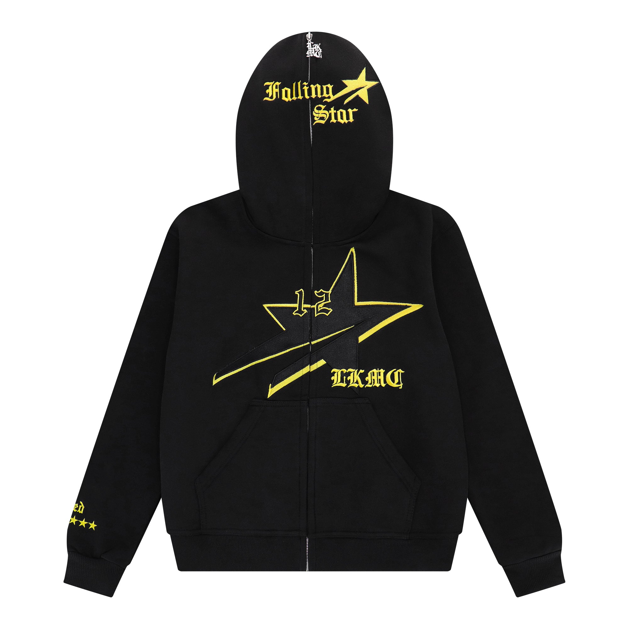 StarBoy Black&Yellow Full Zip Hoodie